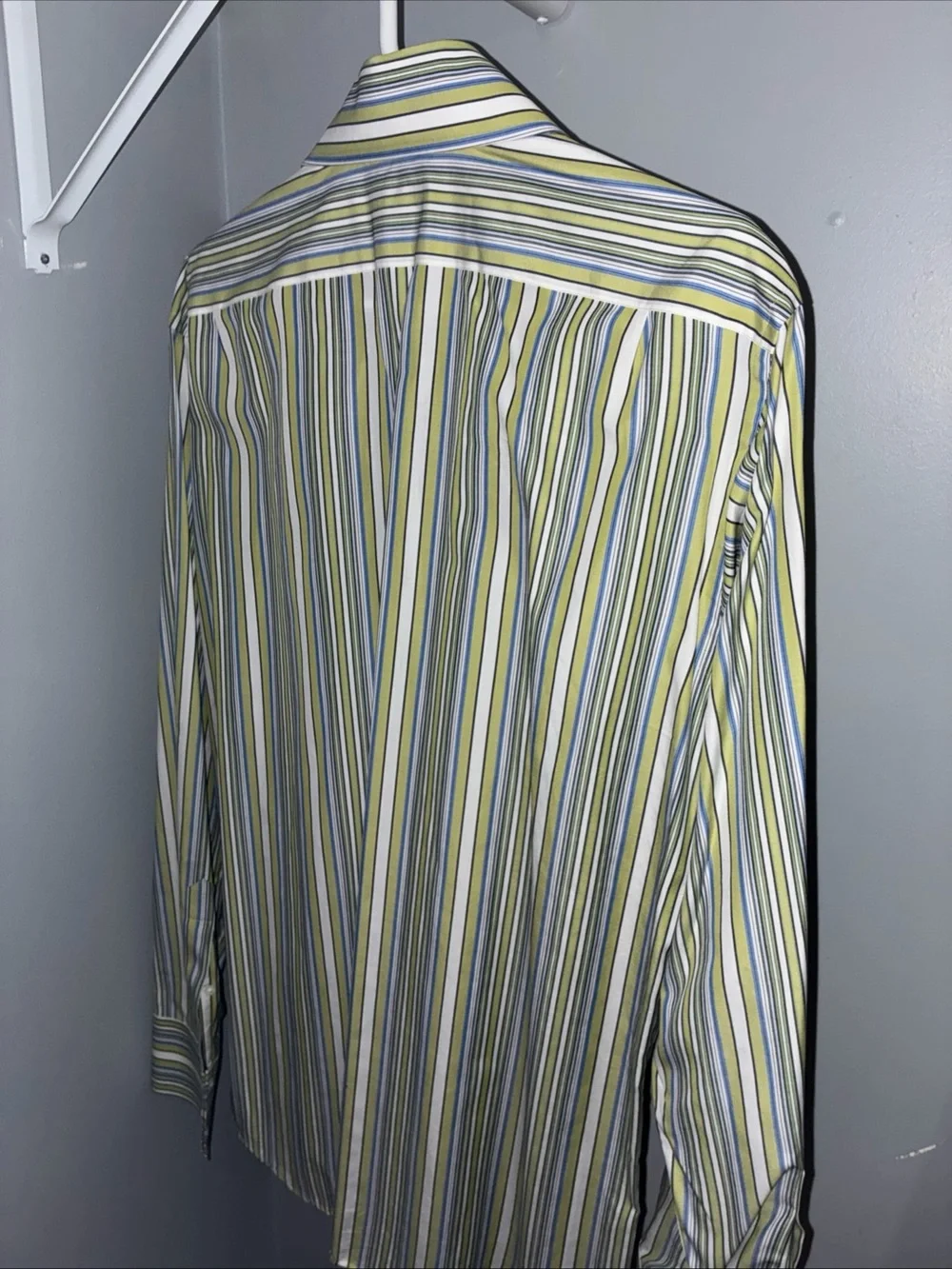 Vintage Banana Republic Men’s Striped Button Down Shirt L 16-16.5